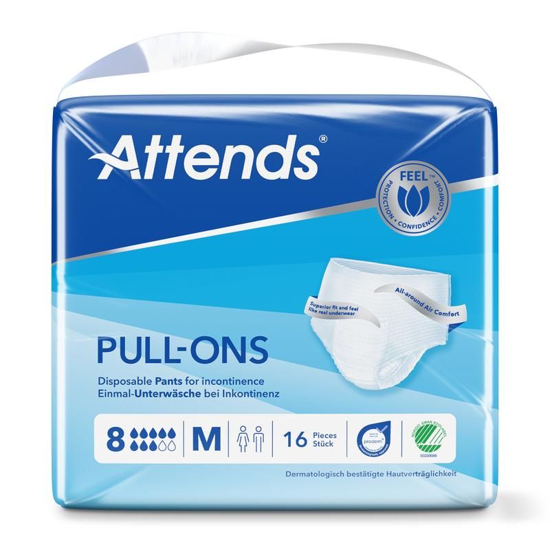 Attends Pull Ons 8 Medium