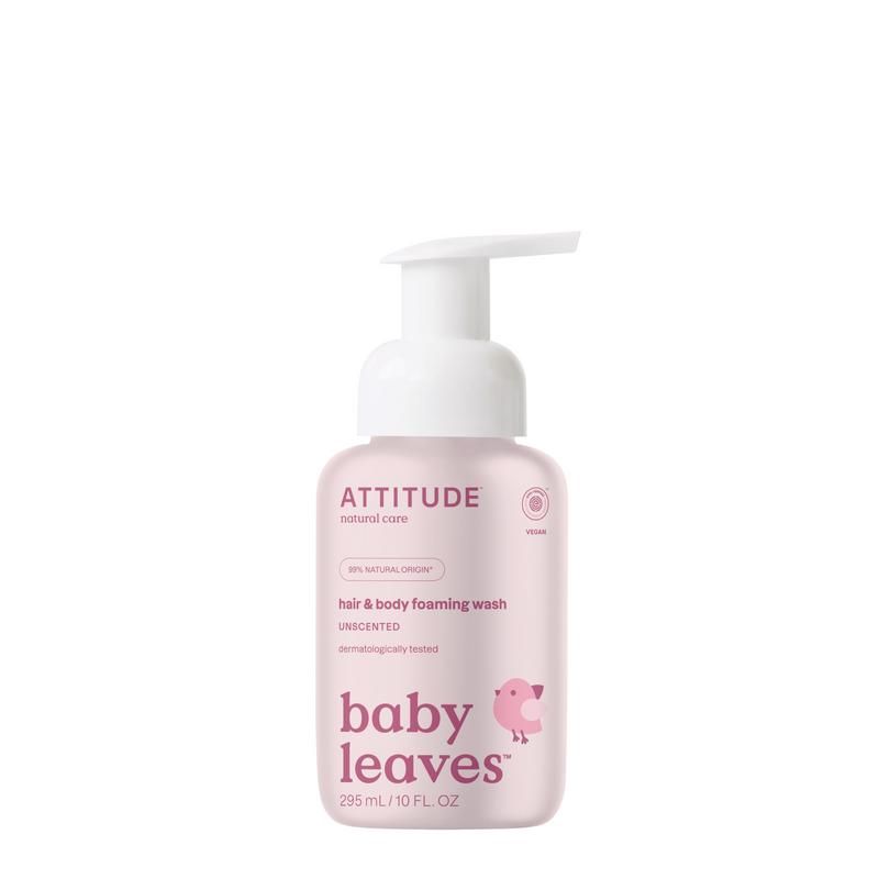 Attitude Baby Leaves 2-In-1 Hair & Bodywash Foaming Parfumv