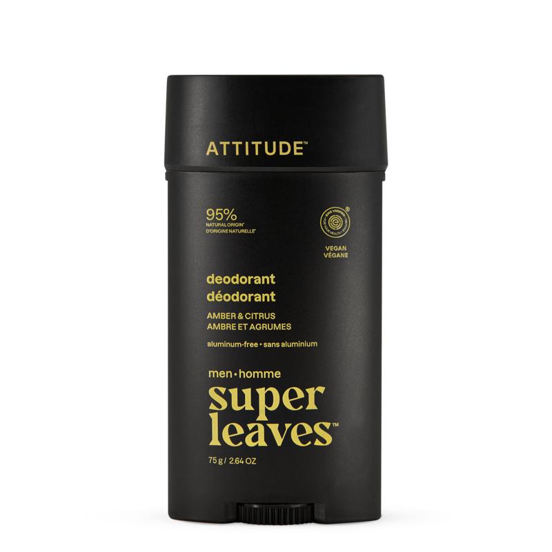 Attitude Men Deodorant Amber & Citrus