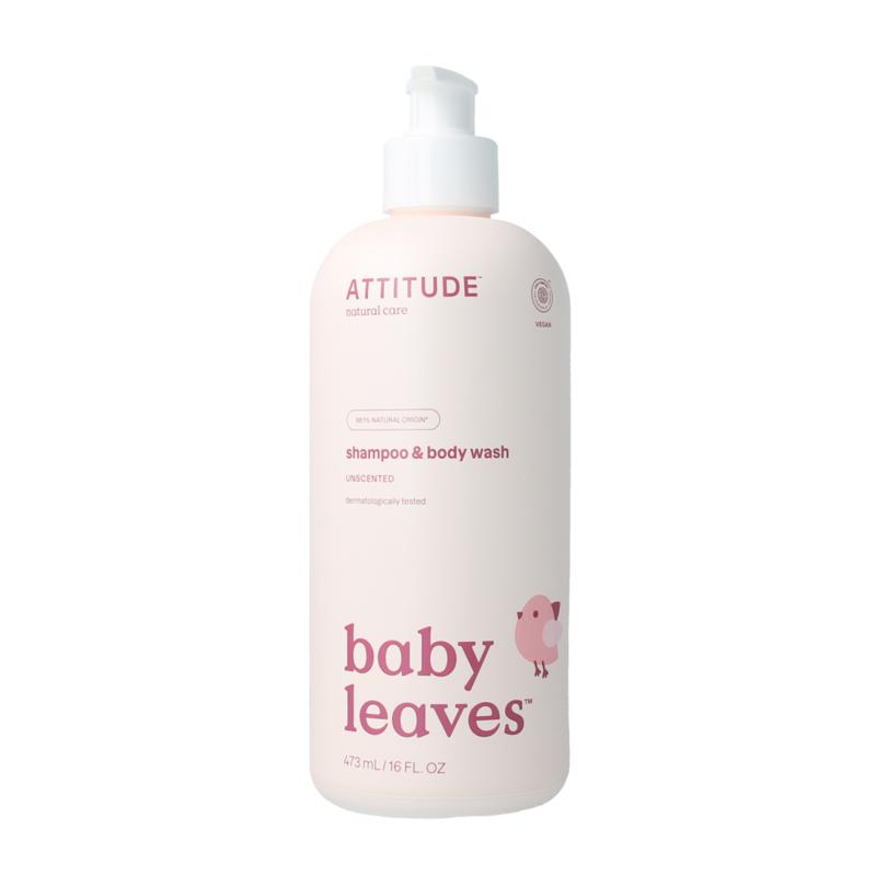 Attitude Shampoo 2 In 1 Baby Leaves Parfum Vrij