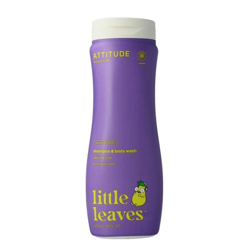 Attitude Shampoo 2 In 1 Little Leaves Vanille Peer