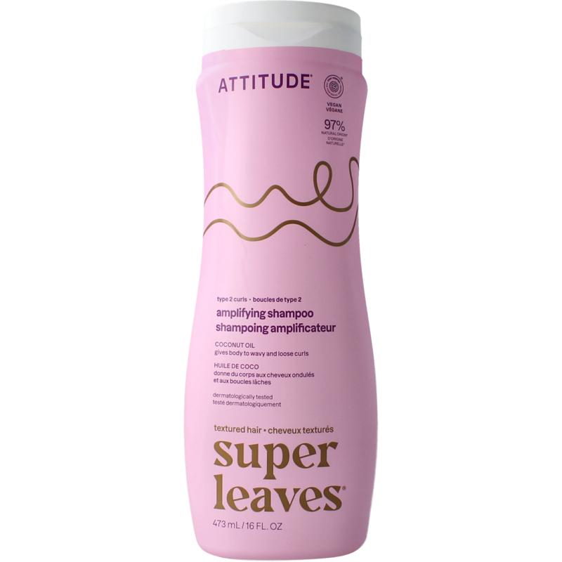 Attitude Shampoo Coconut Oil Curl Amplifying Type 2