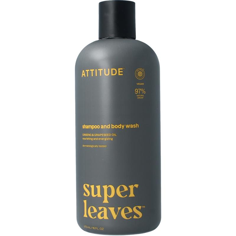 Attitude Shampoo & Bad 2 In 1 Super Leaves Sports