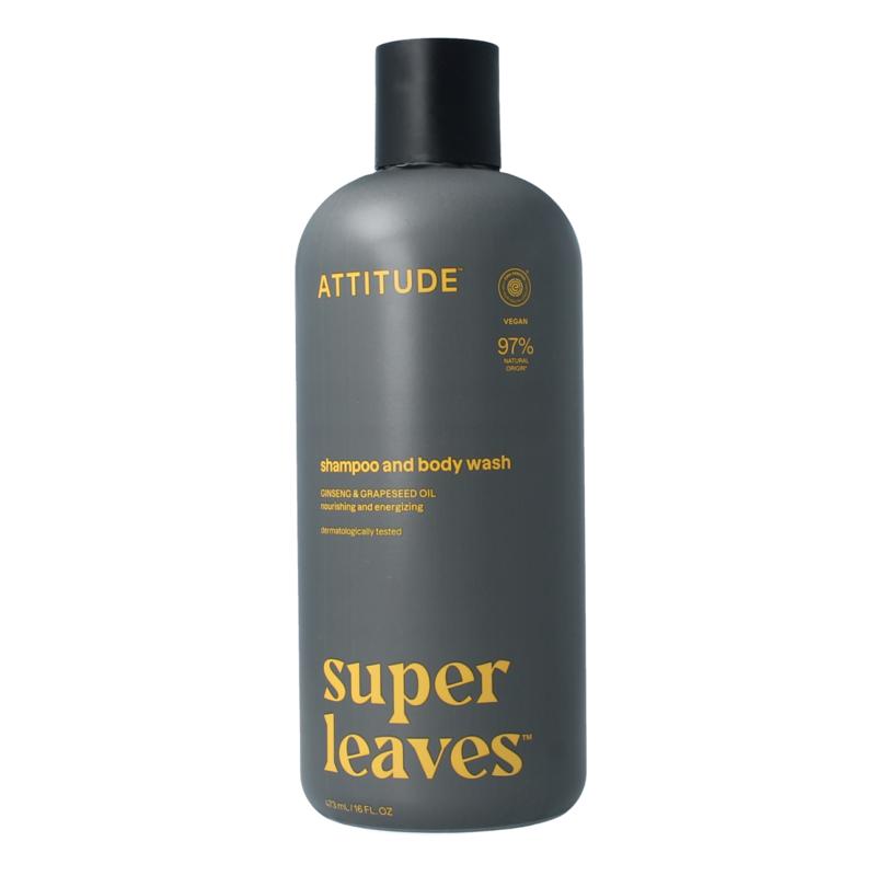 Attitude Shampoo & Bad 2 In 1 Super Leaves Sports