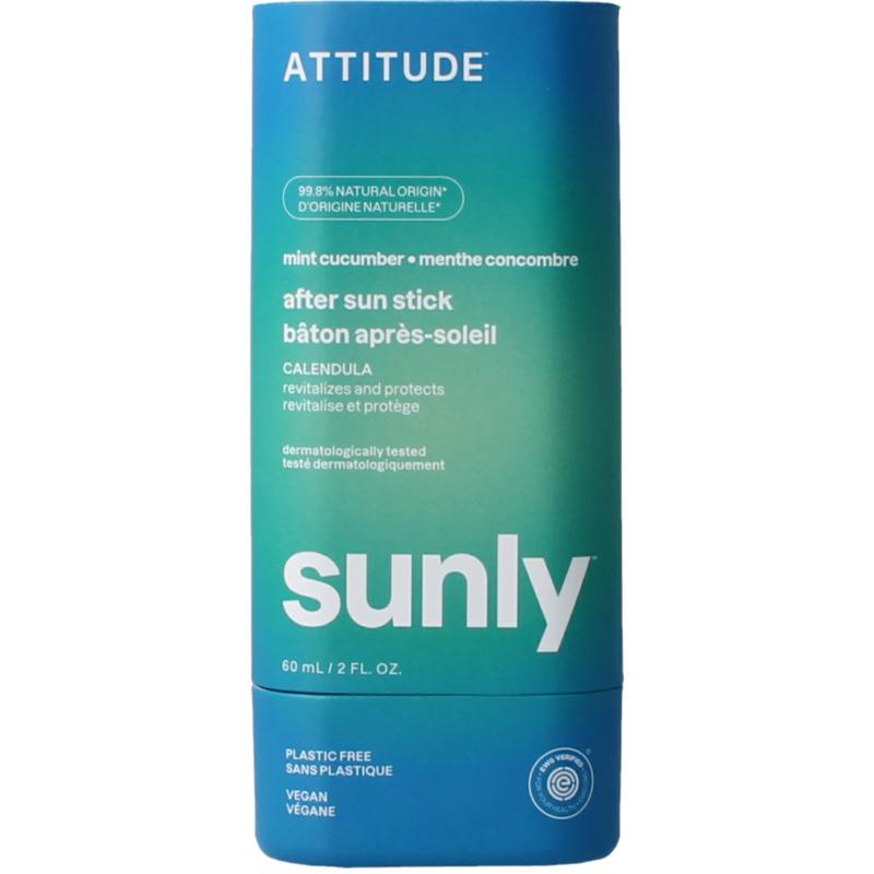 Attitude Sunly After Sun Stick Mint & Cucumber Spf30