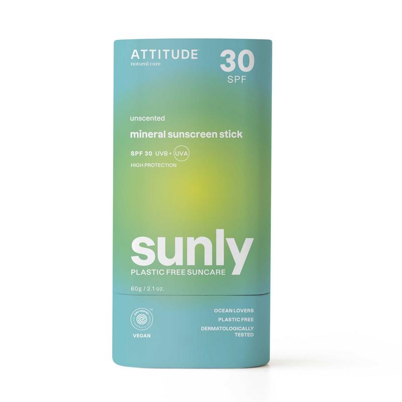 Attitude Sunly Zonnebrandstick Spf30 Parfumvrij