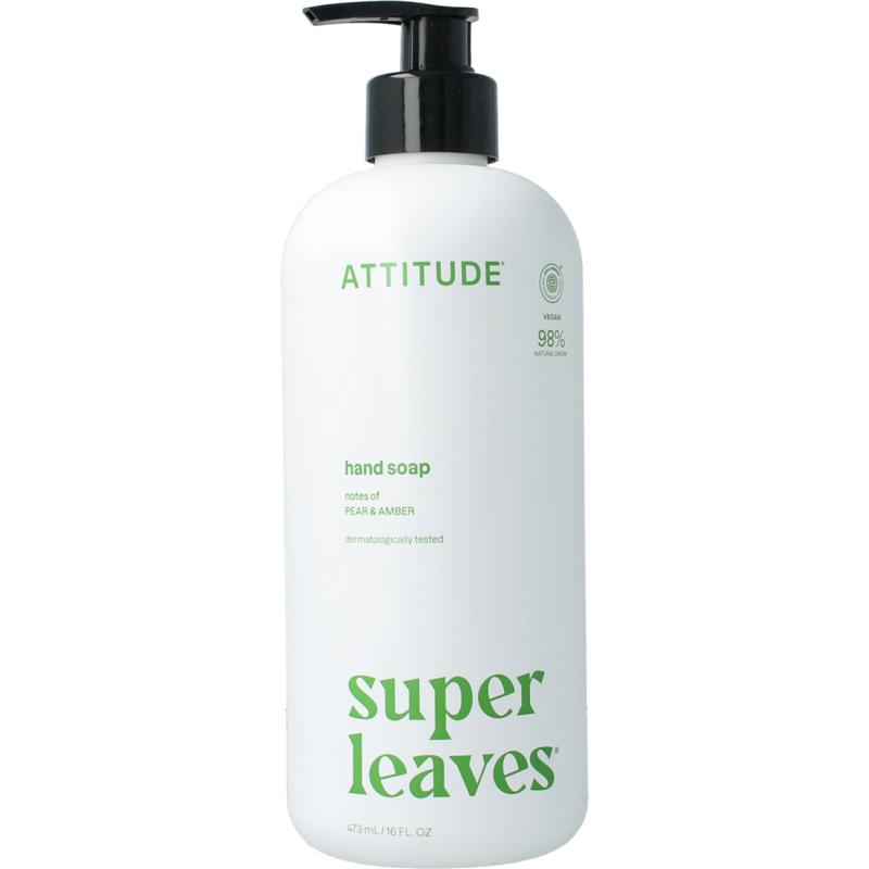 Attitude Super Leaves Handzeep Pear & Amber