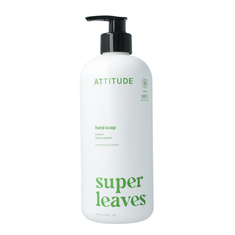Attitude Super Leaves Handzeep Pear & Amber