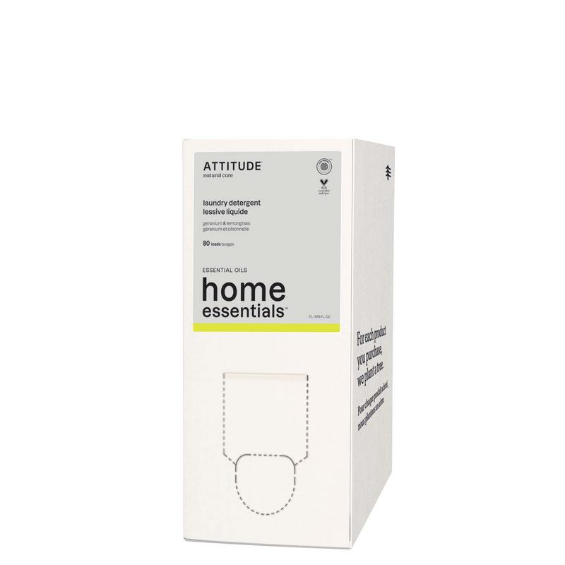 Attitude Wasmiddel Geranium & Citroengras Refill