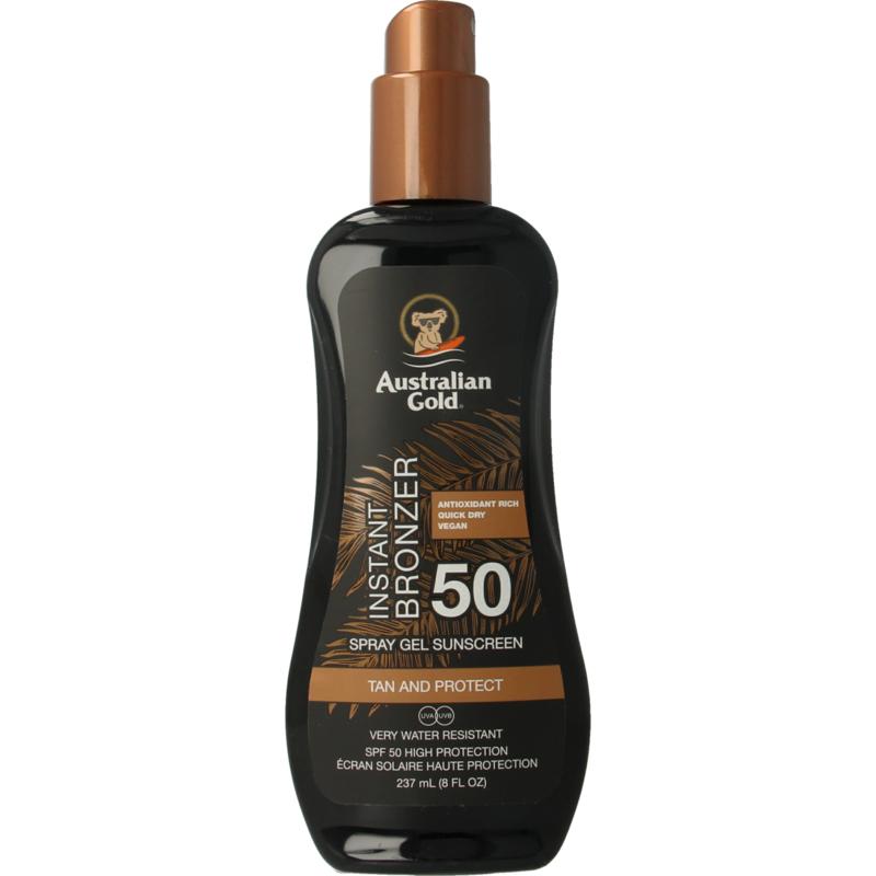 Australian Gold Spray Gel Bronzer Spf50