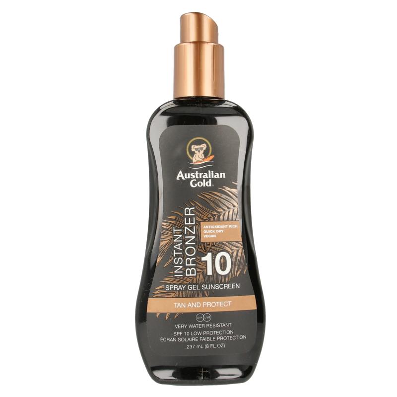 Australian Gold Spray Gel Met Bronzer Spf10