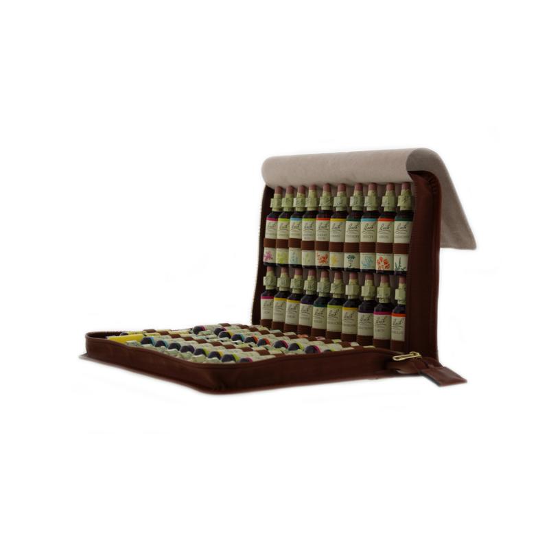 Bach Bloesemremedies Set 20Ml Leder Met Inhoud