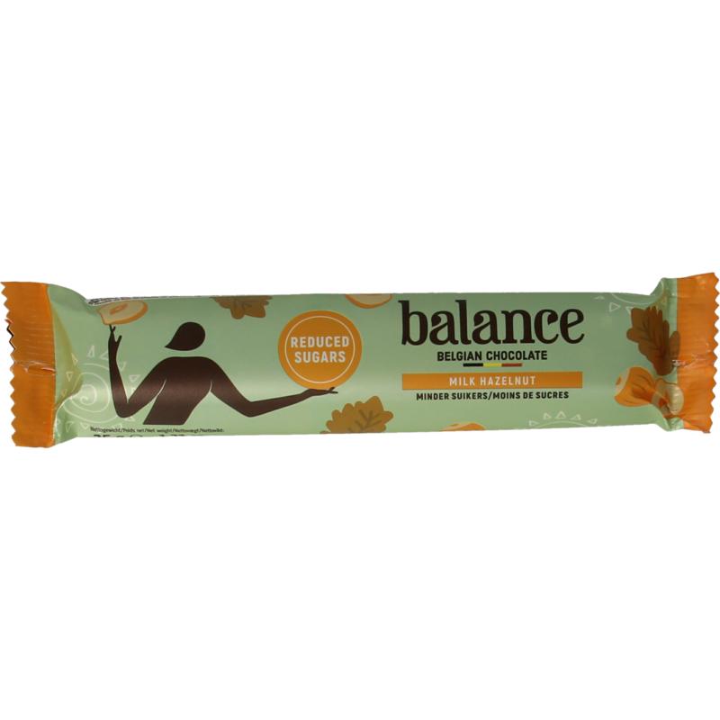 Balance Choco Stevia Reep Melk Hazelnoot