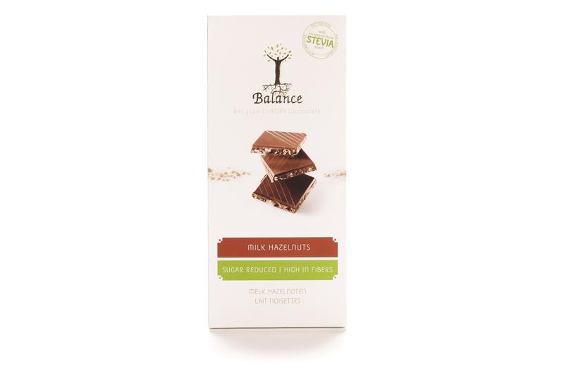 Balance Choco Stevia Tablet Melk Hazelnoot