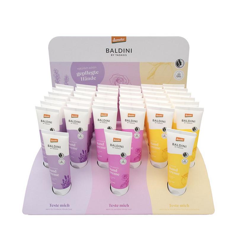 Baldini Handcreme Display 3 X 12 Stuks Demeter