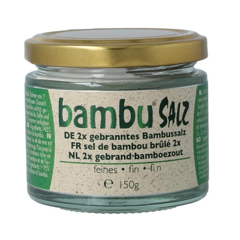 Bambu Salz Bamboezout Fijn 2X Gebrand