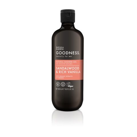 Baylis&Harding Goodness Men Showergel Sandelwood & Rich Vanilla
