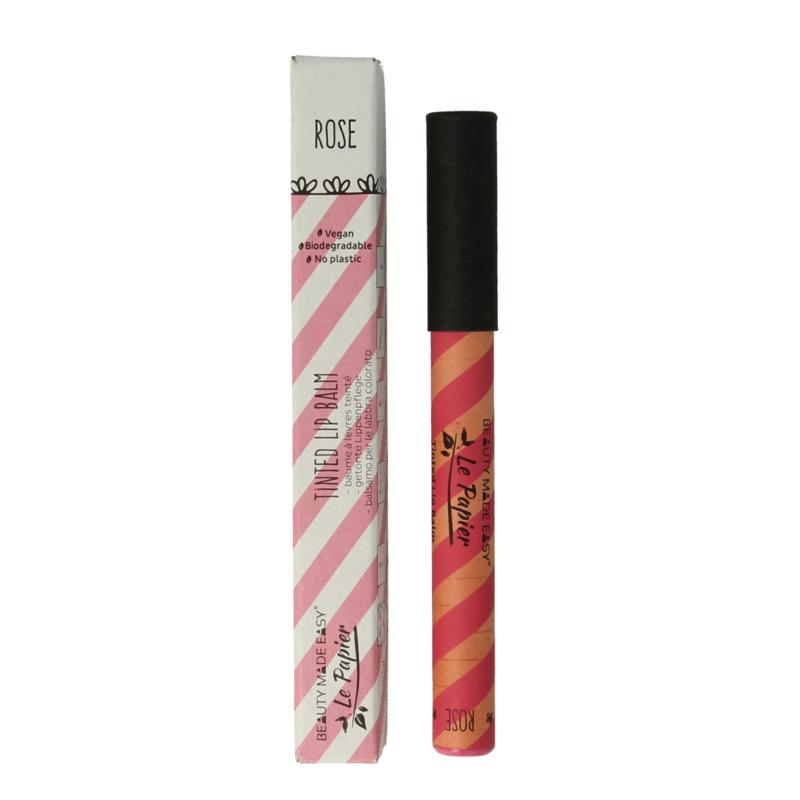 Beauty Made Easy Le Papier Lipbalm Tinted Rose