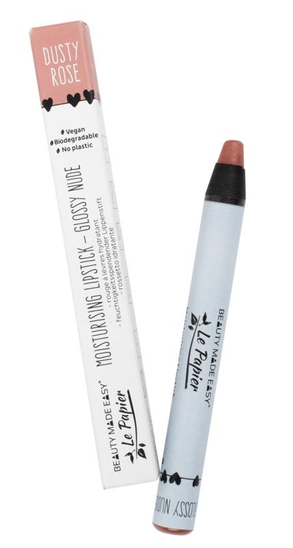 Beauty Made Easy Le Papier Lipstick Dusty Rose Moisturizing