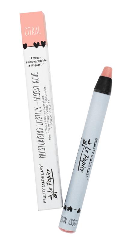 Beauty Made Easy Le Papier Moisturising Lipstick Coral