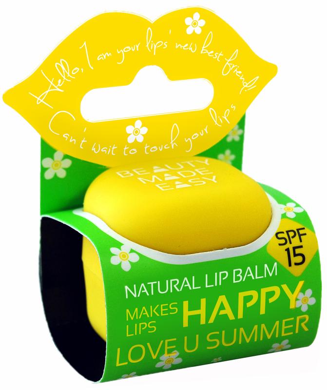 Beauty Made Easy Lipbalm Love U Sunny Spf15