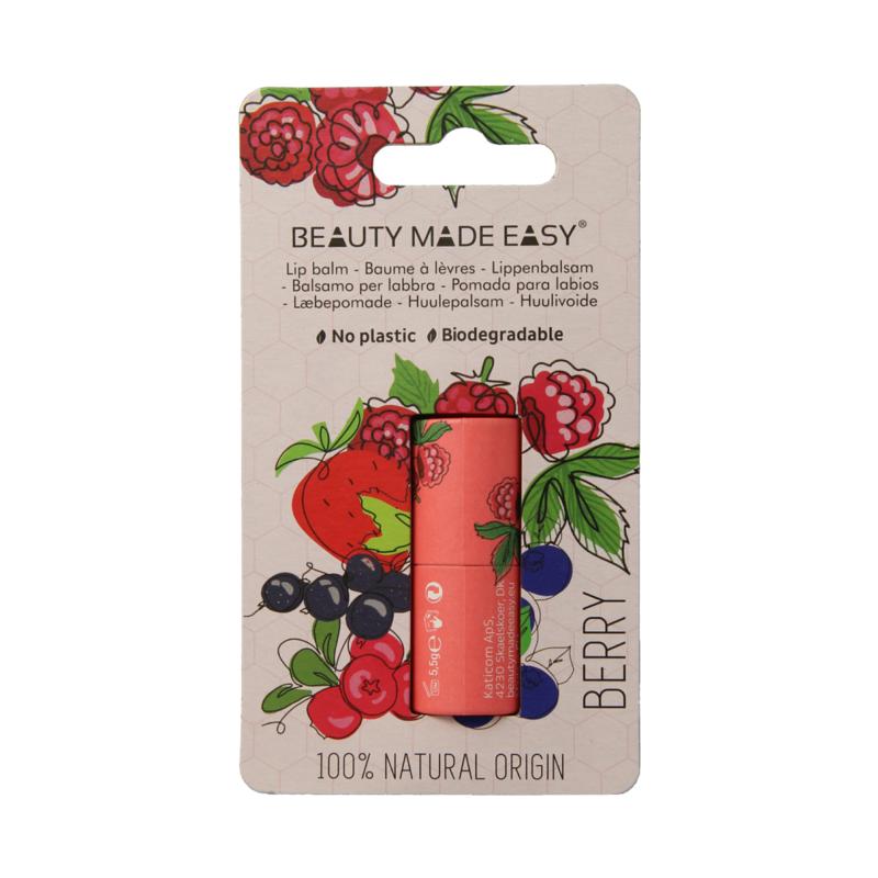 Beauty Made Easy Papertube Lipbalm Berry
