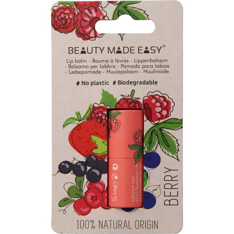 Beauty Made Easy Papertube Lipbalm Berry