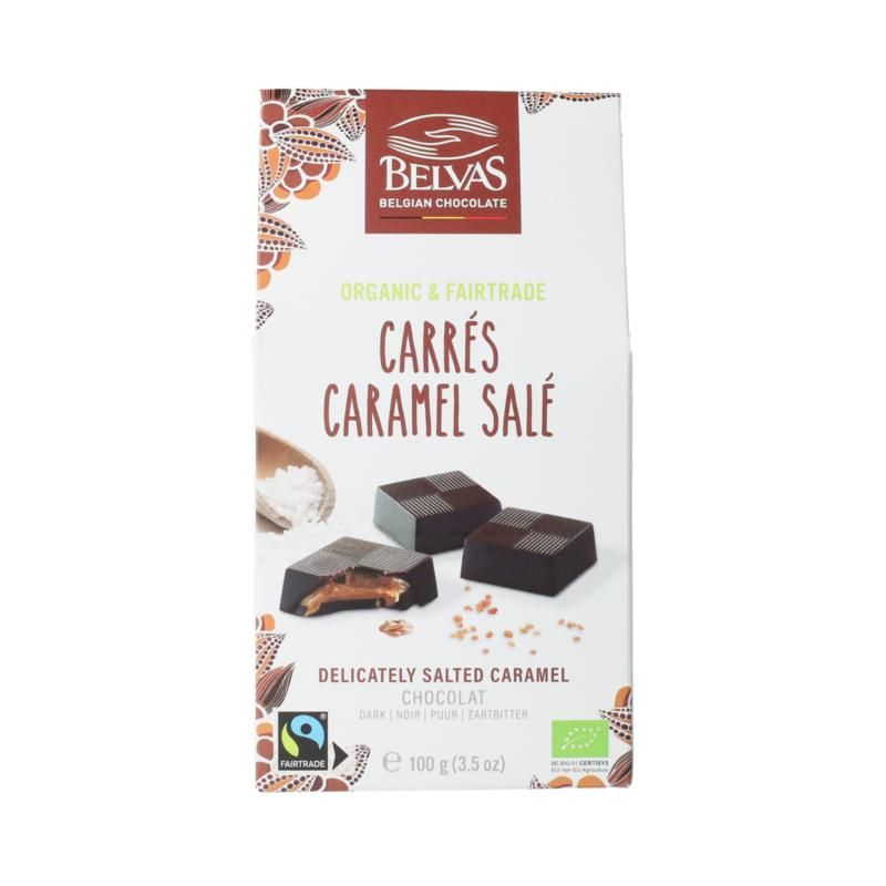 Belvas Puur Met Licht Gezouten Caramel Bio Fairtrade