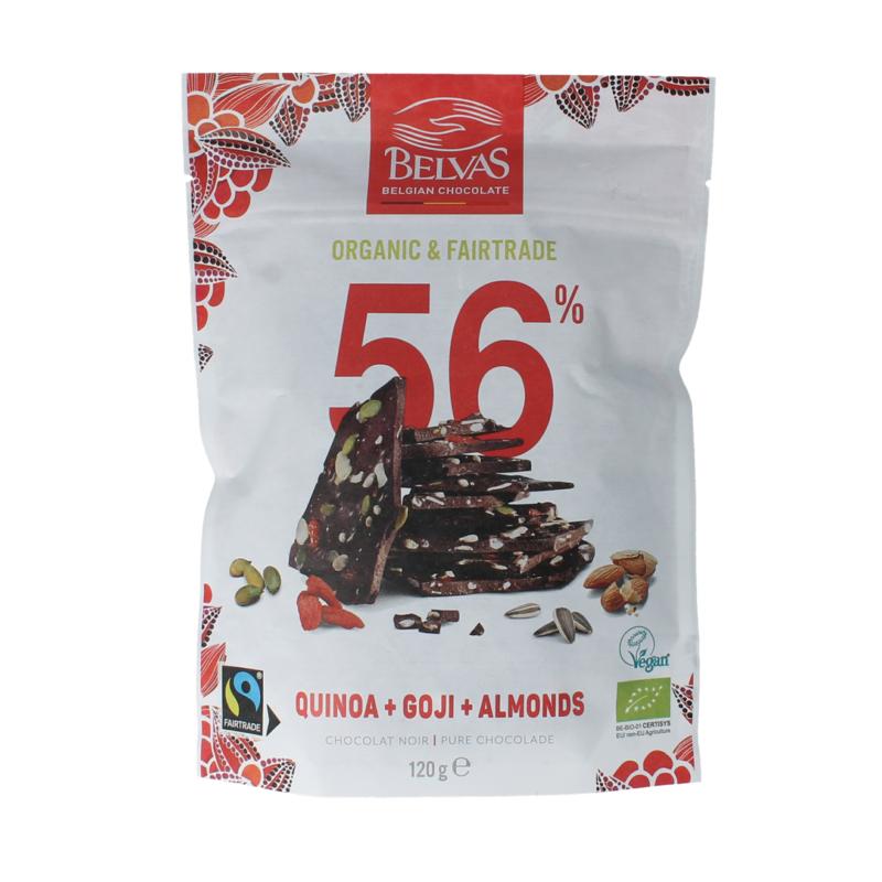 Belvas Thins Puur Goji Amandel Bio Fairtrade