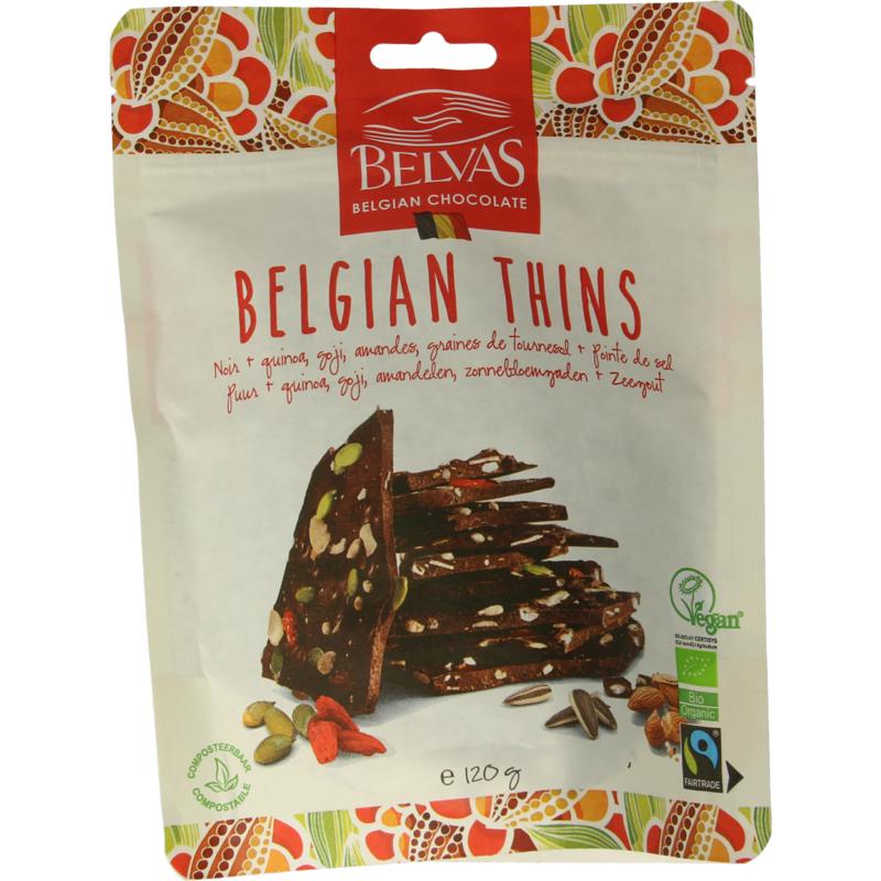 Belvas Thins Puur Goji Amandel Bio Fairtrade