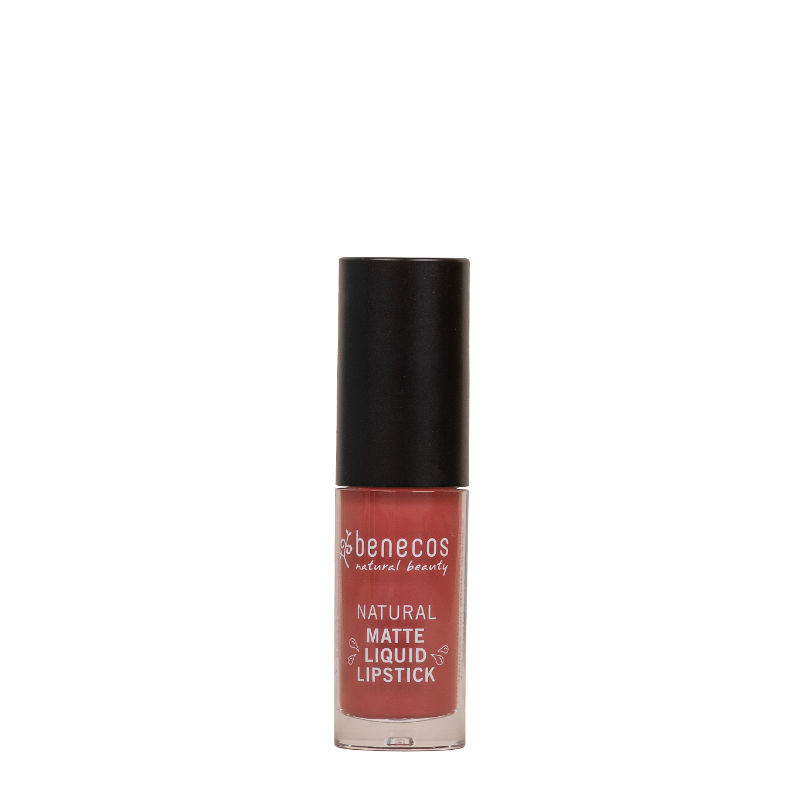 Benecos Natural Lipstick Liquid Mat Rosewood Romance