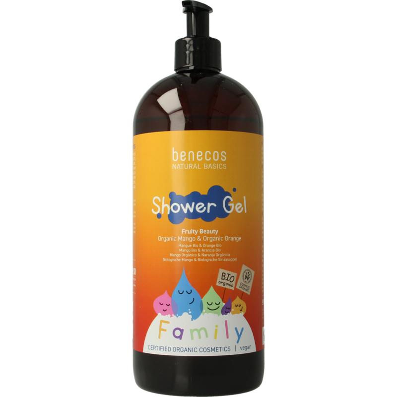 Benecos Natural Showergel Family Size Fruity Beauty