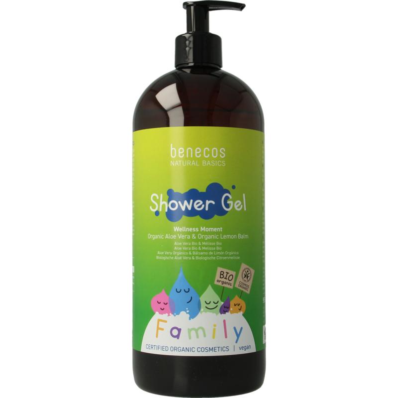 Benecos Natural Showergel Family Size Wellness Moment