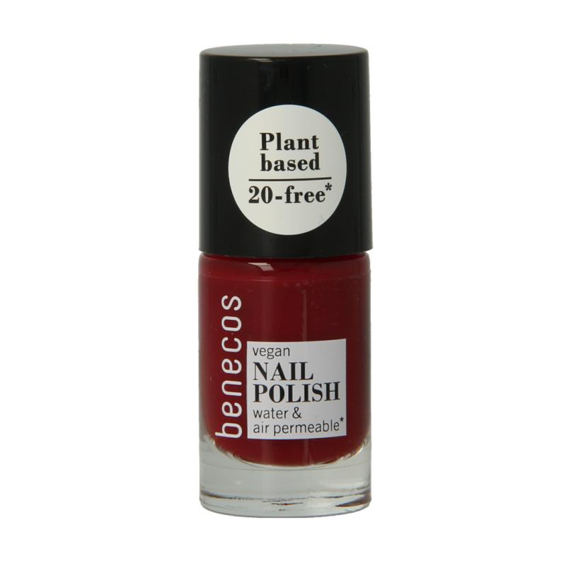 Benecos Vegan Nail Polish Cherry Red 20-Free Plantbased