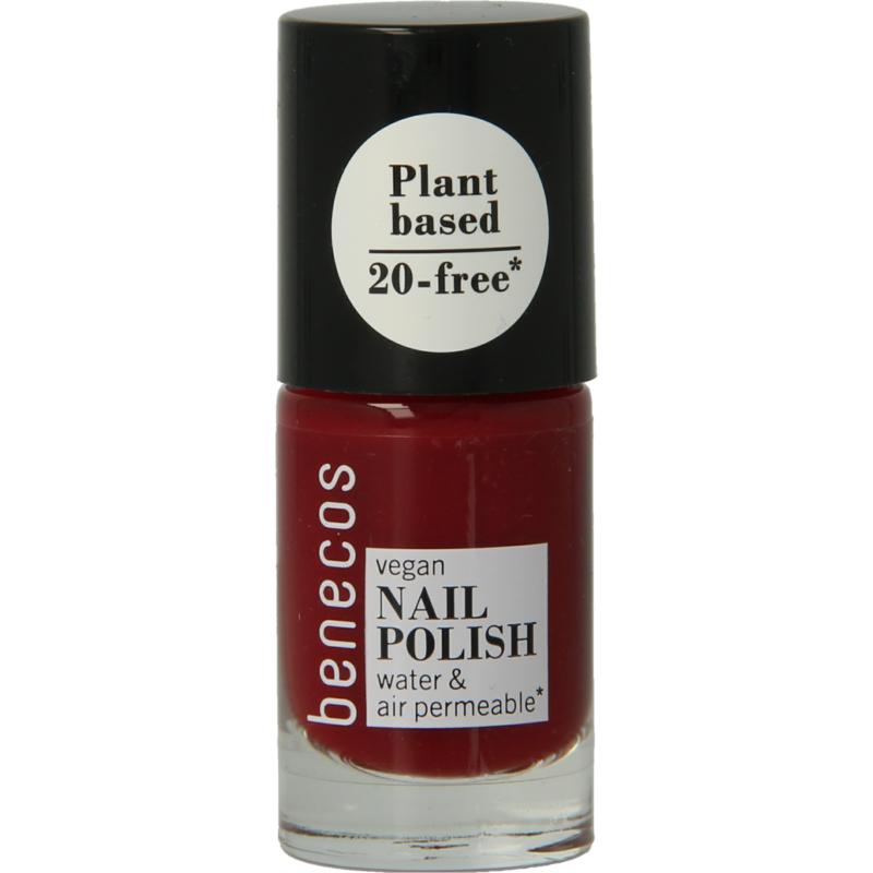 Benecos Vegan Nail Polish Cherry Red 20-Free Plantbased