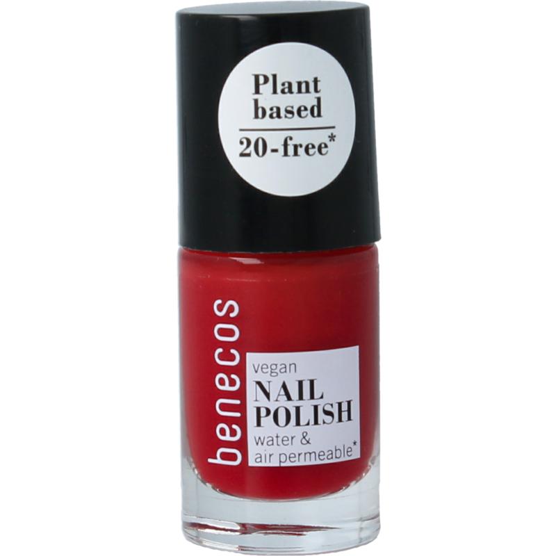 Benecos Vegan Nail Polish Vintage Red 20-Free Plantbased