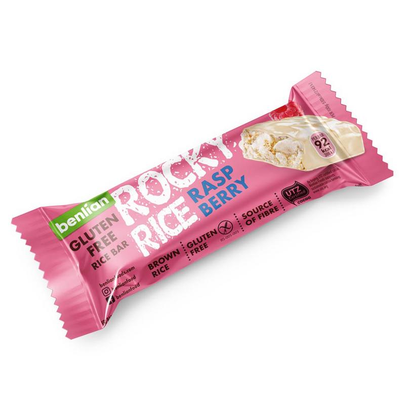 Benlian Rocky Rice Raspberry Bar Glutenvrij