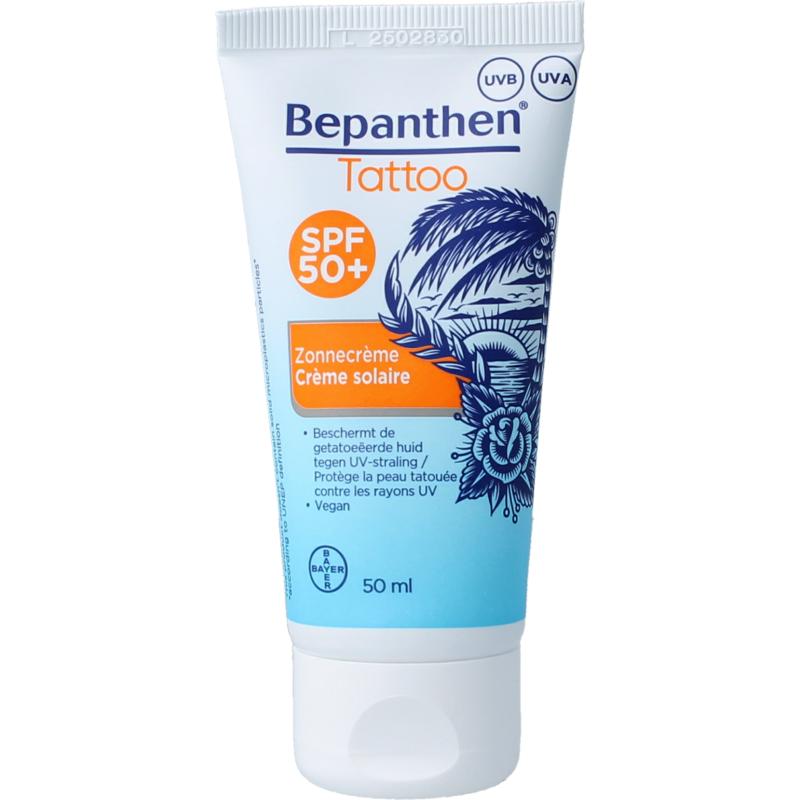 Bepanthen Tattoo Zonnecreme Spf50+