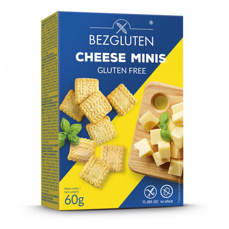 Bezgluten Cheese Minis Koekjes Glutenvrij