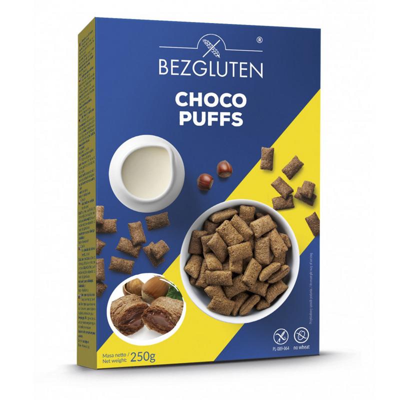 Bezgluten Choco Puffs Glutenvrij