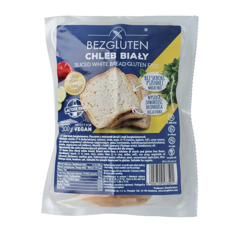 Bezgluten Wit Brood Gesneden Glutenvrij