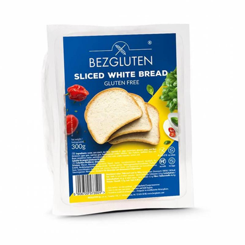 Bezgluten Wit Brood Gesneden Glutenvrij