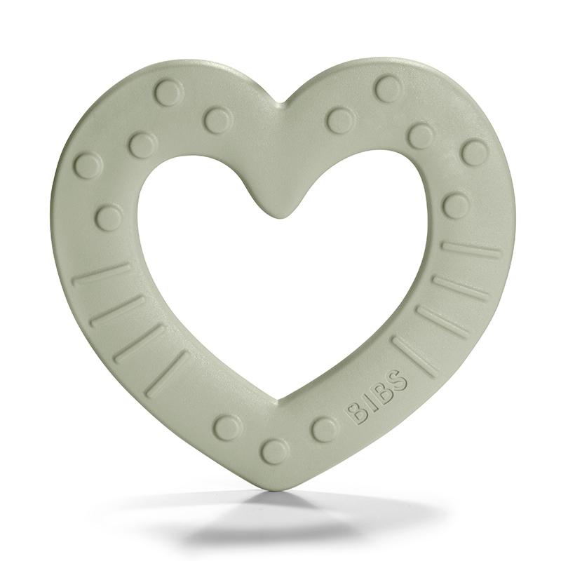 Bibs Baby Bitie Heart Sage