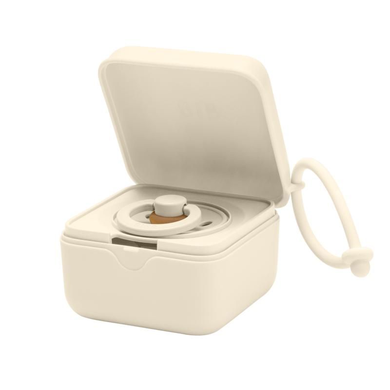 Bibs Baby Pacifier Box Ivory