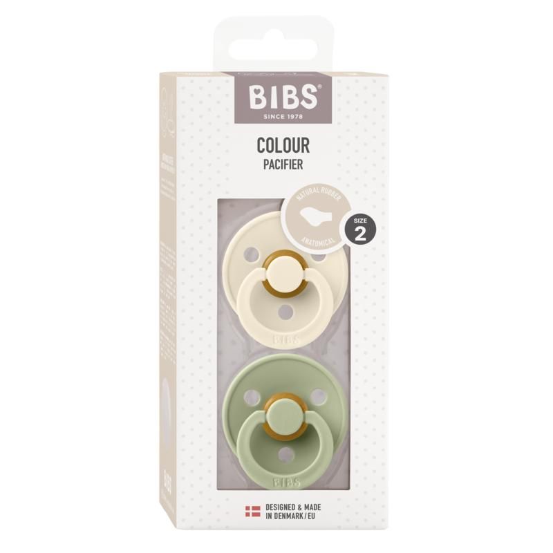 Bibs Fopspeen Anatomical Maat 2 Ivorysage