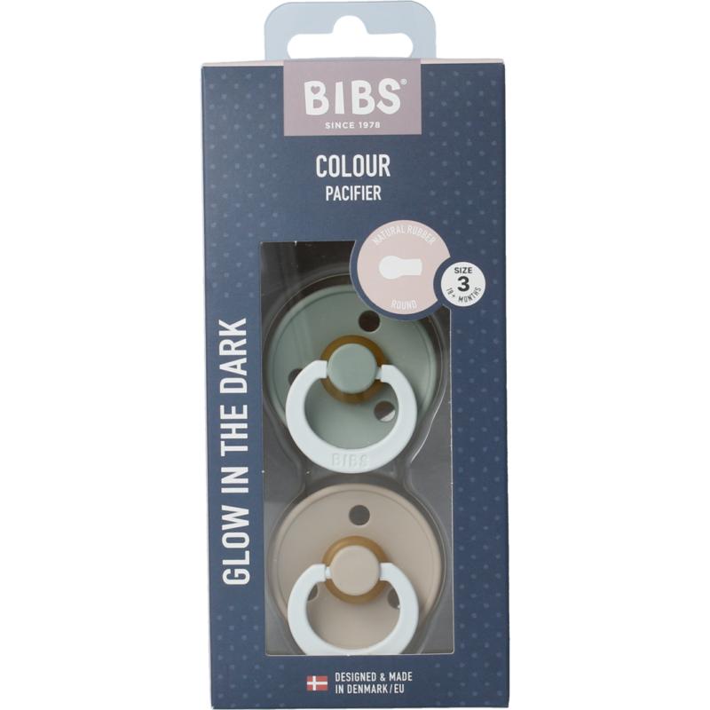 Bibs Fopspeen Maat 3 Sage Vanilla Night