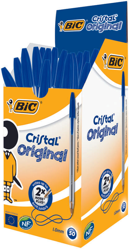Bic Cristal Pennen Blauw Doos