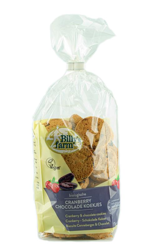 Billy's Farm Cranberry Choco Cookies Bio