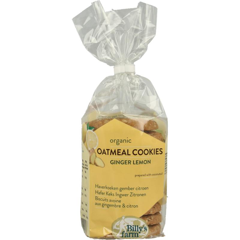 Billy's Farm Haverkoeken Gember-Citroen Bio