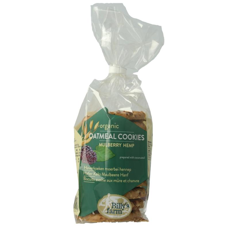 Billy's Farm Haverkoekjes Met Moerbei En Hennep Bio